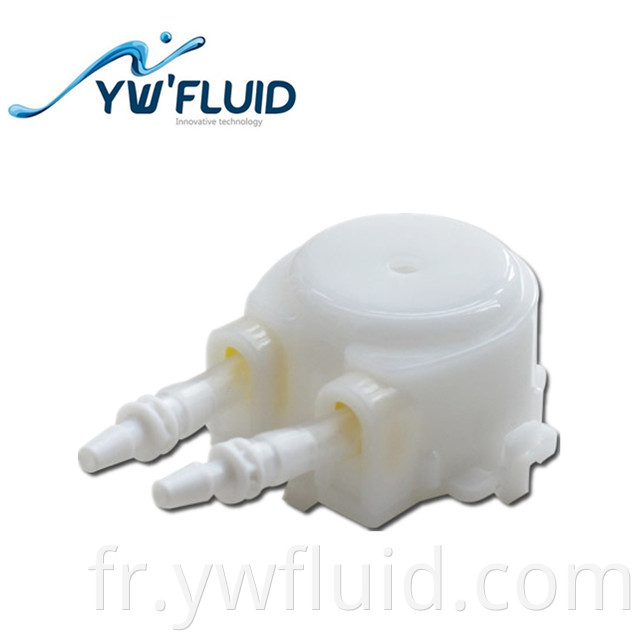 Ywfluid 24v Small Laboratory Chemical Dispensing Systems Test Équipement de tube Pompe piézoélectrique